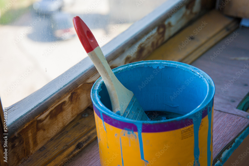 blue paint withered in the can blue paint withered in the can