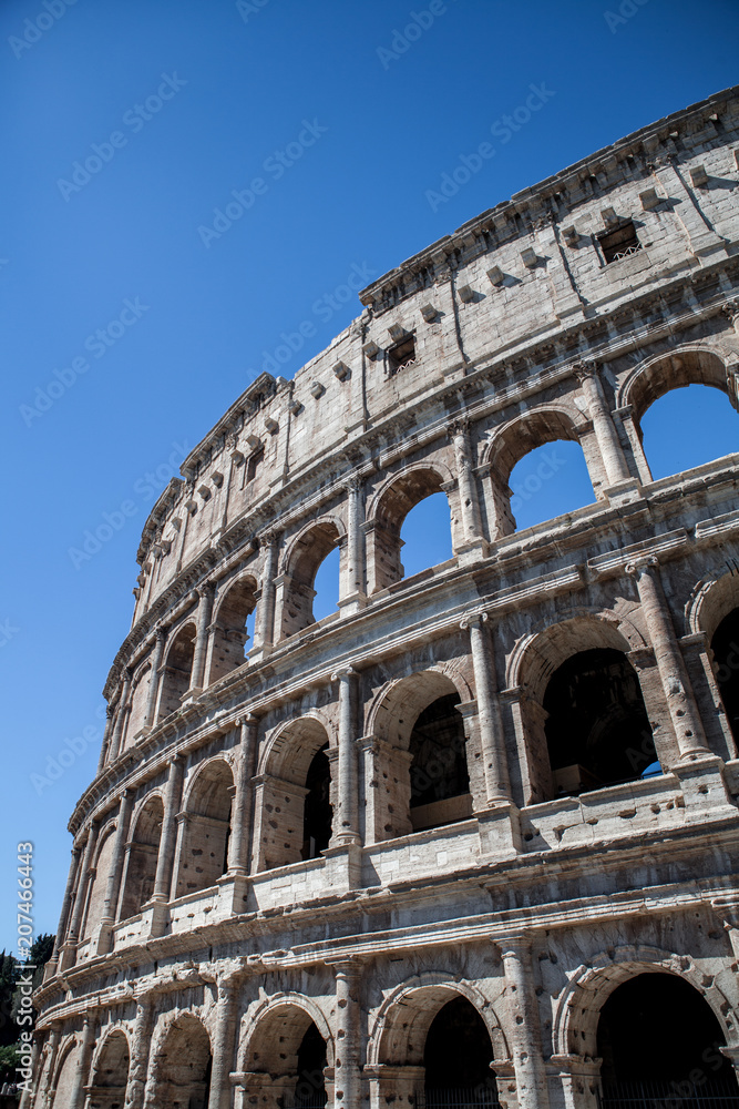 Obraz premium Colosseum. Rome, Italy. Colosseum. Rome, Italy. Roman arcitecture. Most popular landmark in Rome.