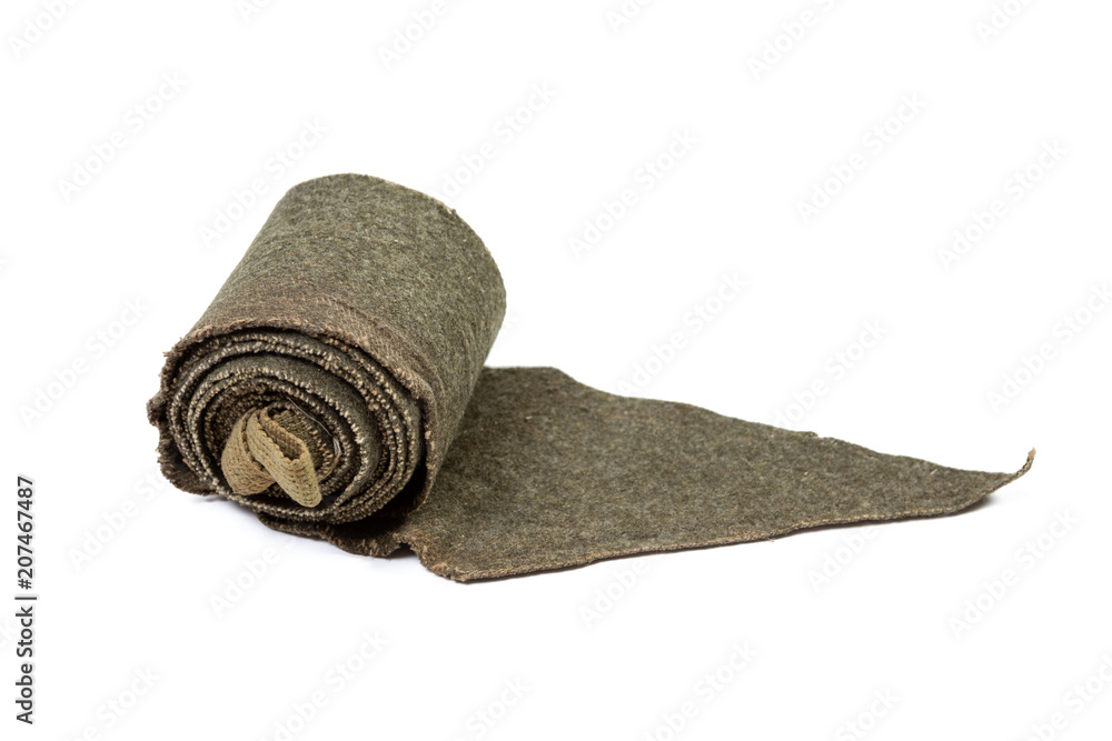 US Army leg wrapping from the World War I era used by doughboys for leg