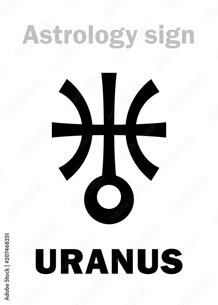 uranus symbol astrology