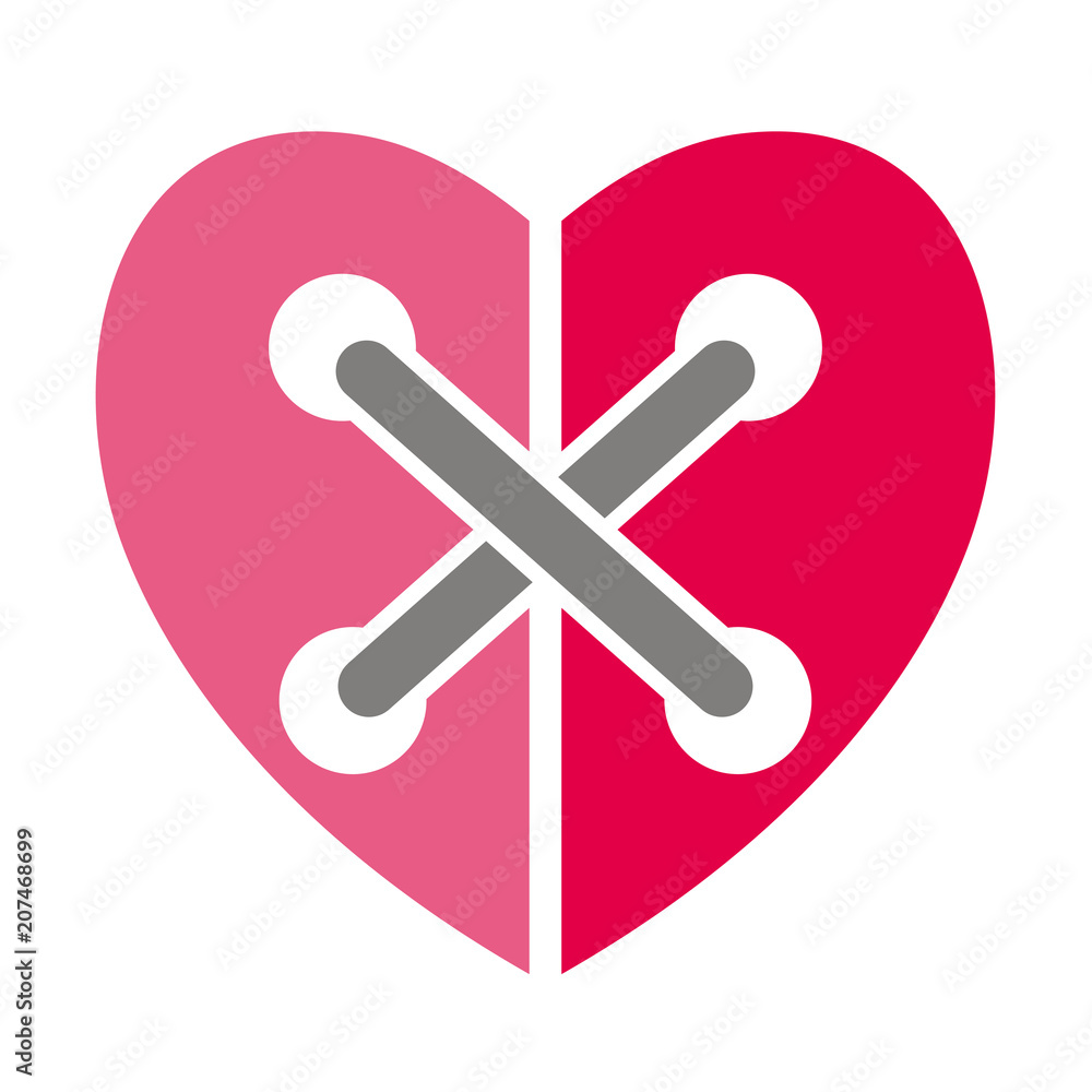 Fototapeta premium Heart Logo