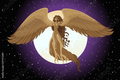 flying woman mythology harpy