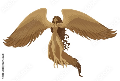 flying woman mythology harpy photo