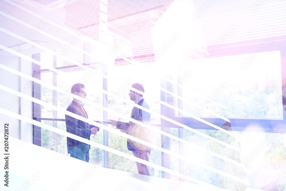 cloasing the deal in modern office interior cloasing the deal in modern office interior