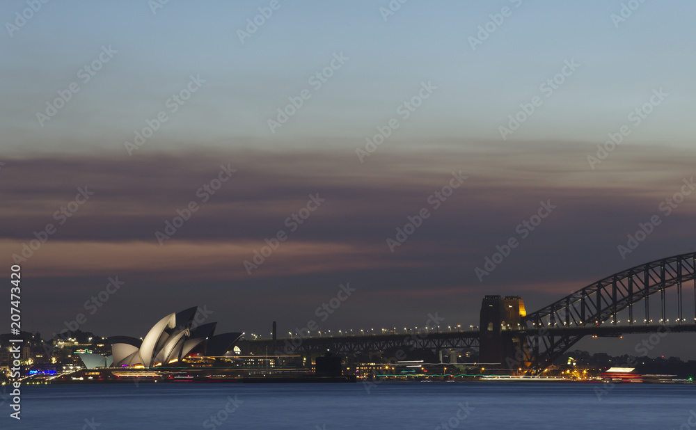 Dusty Evening Sky over Sydney