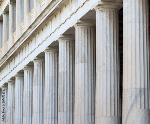 Εκτύπωση καμβά Doric Columns of the Agora in Athens, Greece