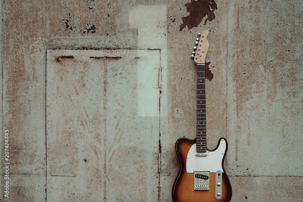 Naklejka premium エレキギター