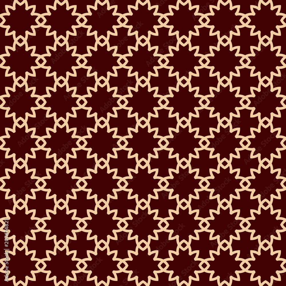 Vector seamless pattern. Modern stylish texture. Repeating linear ornament Vector seamless pattern. Modern stylish texture. Repeating linear ornament