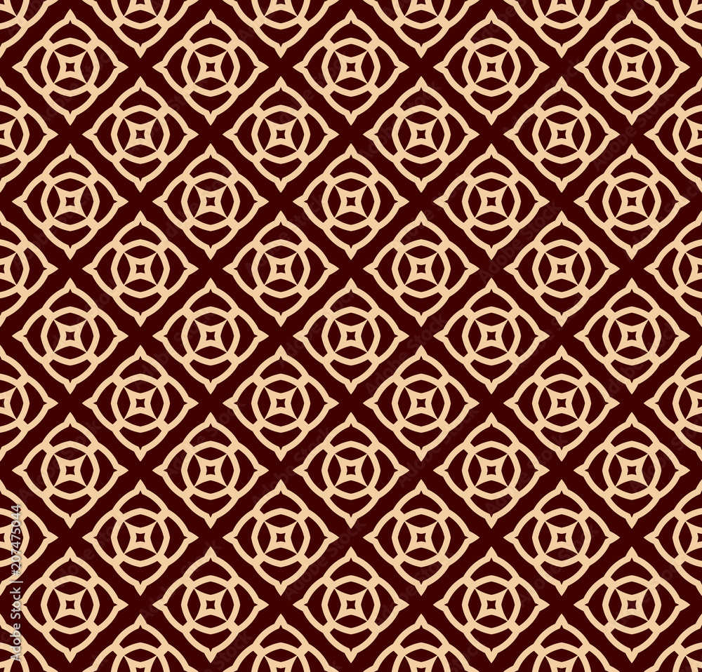 Luxury Geometric Pattern. Vector seamless pattern. Modern linear stylish texture. Geometric striped ornament.