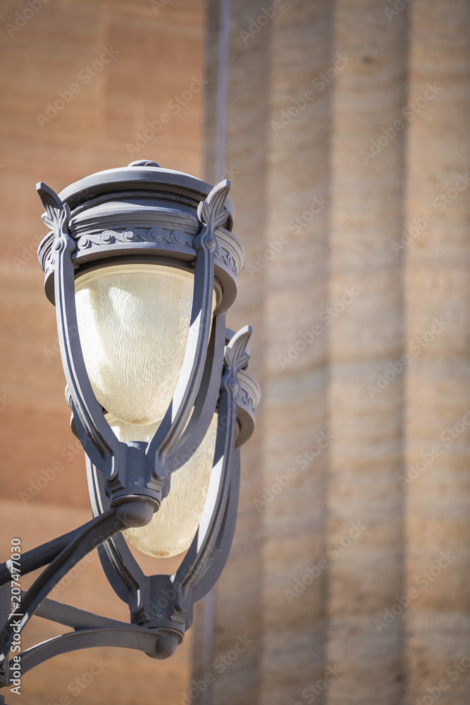 Lamppost detail on the exterior of the Philadelphia Museum of Art Lamppost detail on the exterior of the Philadelphia Museum of Art