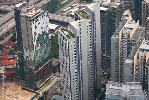 Rooftops in Kuala Lumpur  Malaysia
