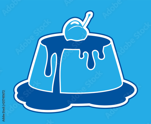 blue dessert icon
