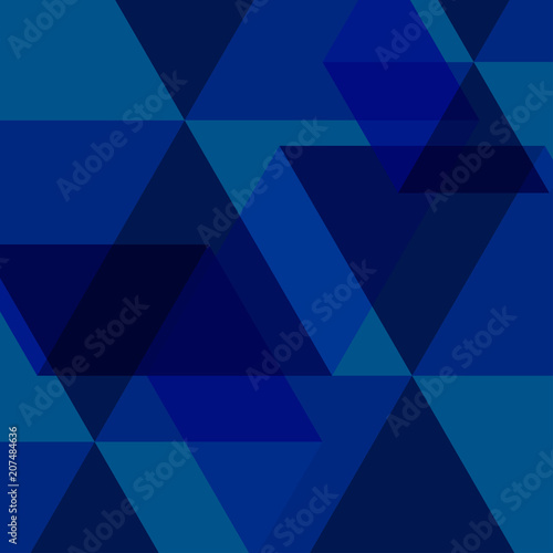 Blue Abstract Square Backgr...