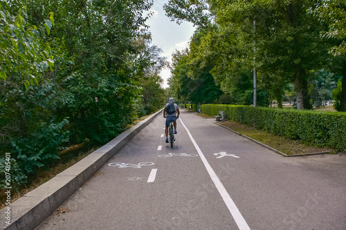 Wallpaper Mural Bike path in city park Torontodigital.ca