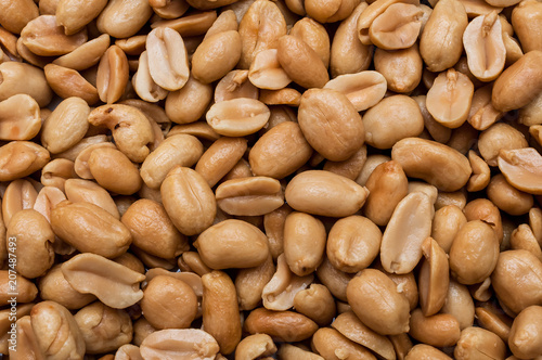  Background of roasted peanuts 