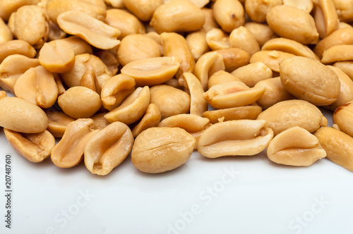 Background of roasted peanuts 