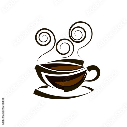 Logo coffee vector template