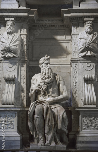 Wallpaper Mural Rome, Moses by Michelangelo on the tomb of Pope Julius II in Saint Peter in chains (San Pietro in Vincoli) Torontodigital.ca