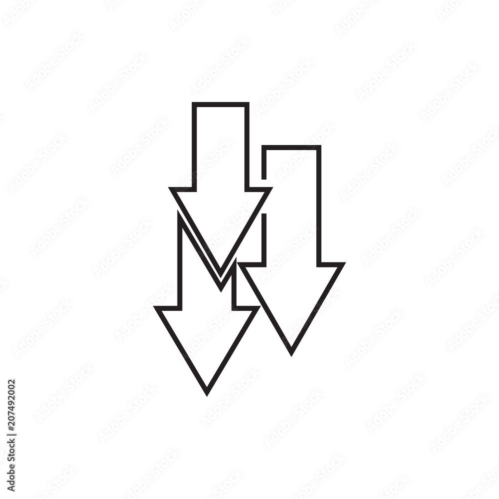 Finance Vector Flat Icon or Button