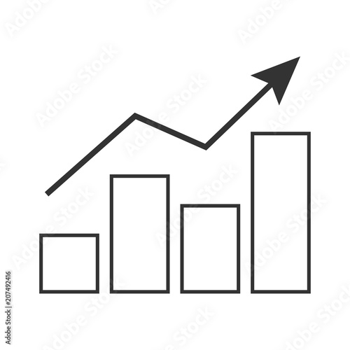 Finance Vector Flat Icon or Button