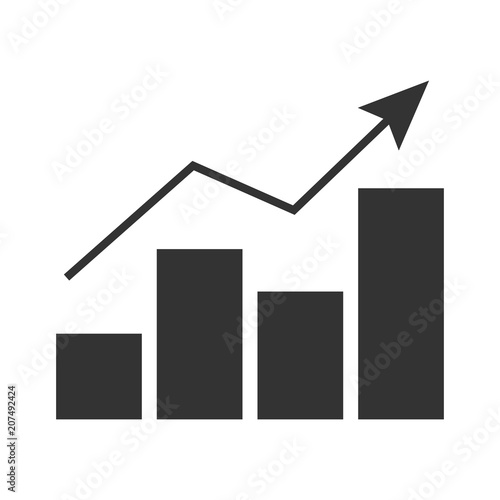 Finance Vector Flat Icon or Button
