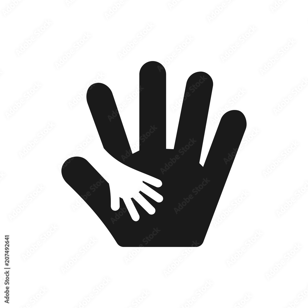 finger logo. hand icon. like symbol. vector eps 10. finger logo. hand icon. like symbol. vector eps 10.