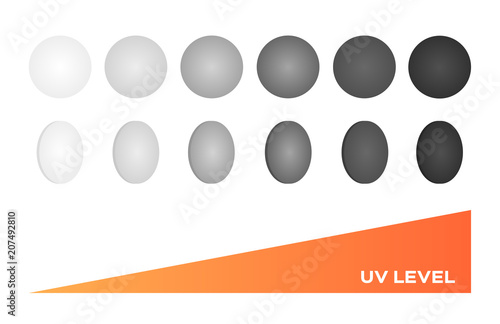 Photochromic lens vector . uv can change the color