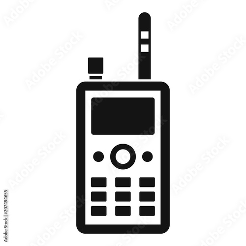 Talkie radio icon. Simple illustration of talkie radio vector icon for web design isolated on white background