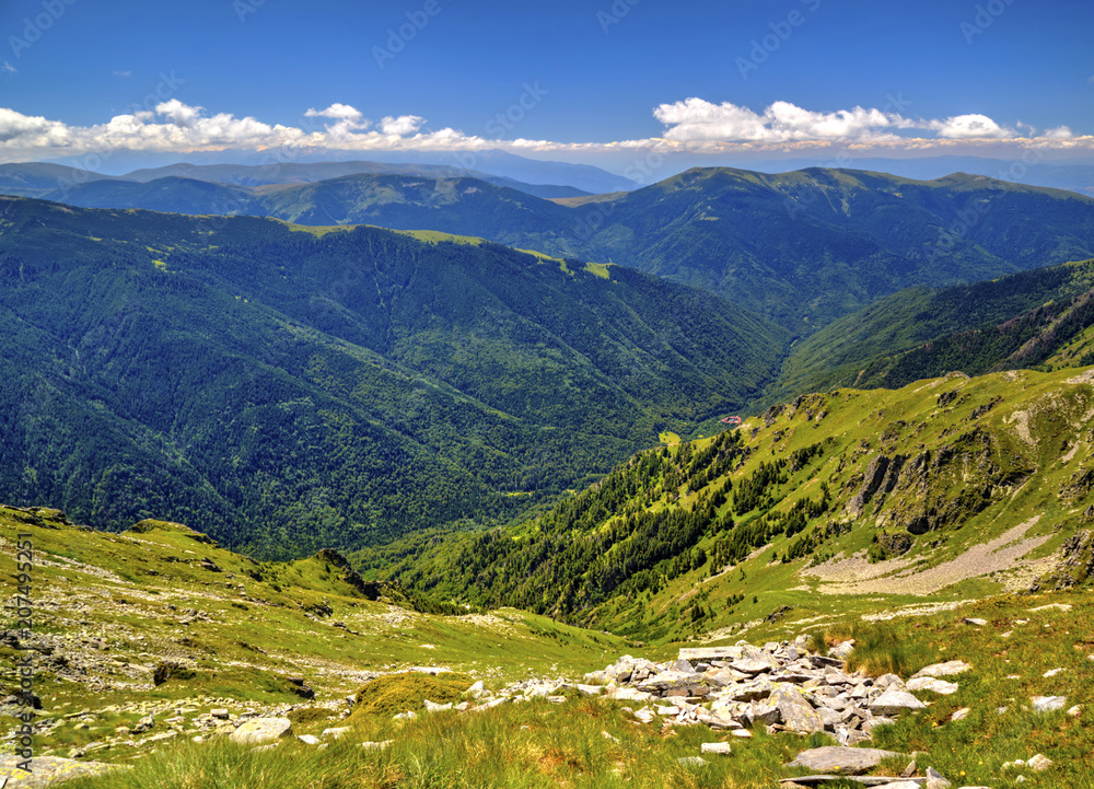 Fototapeta premium Beautiful landscape in the high mountain