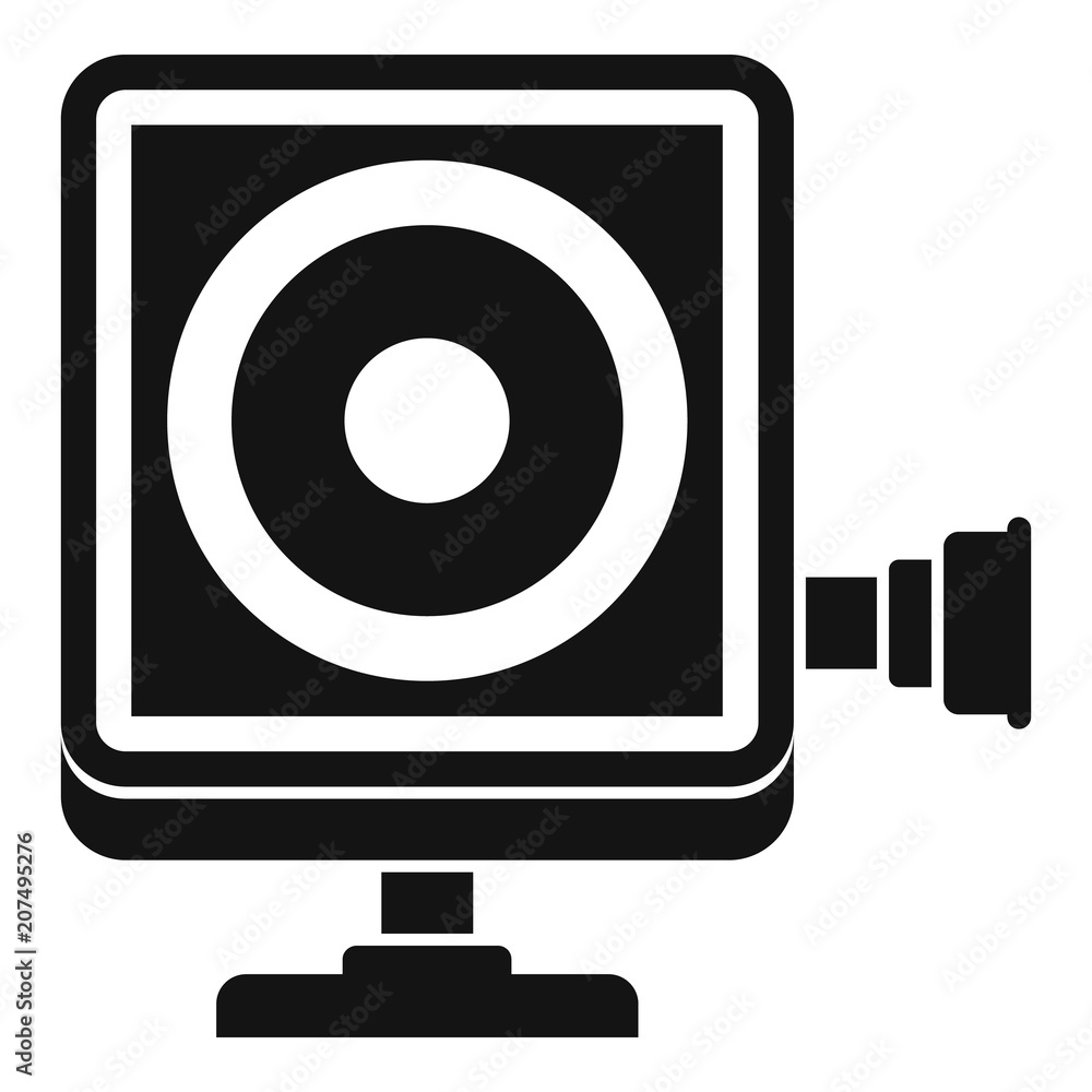 Action camera icon. Simple illustration of action camera vector icon for web design isolated on white background Action camera icon. Simple illustration of action camera vector icon for web design isolated on white background