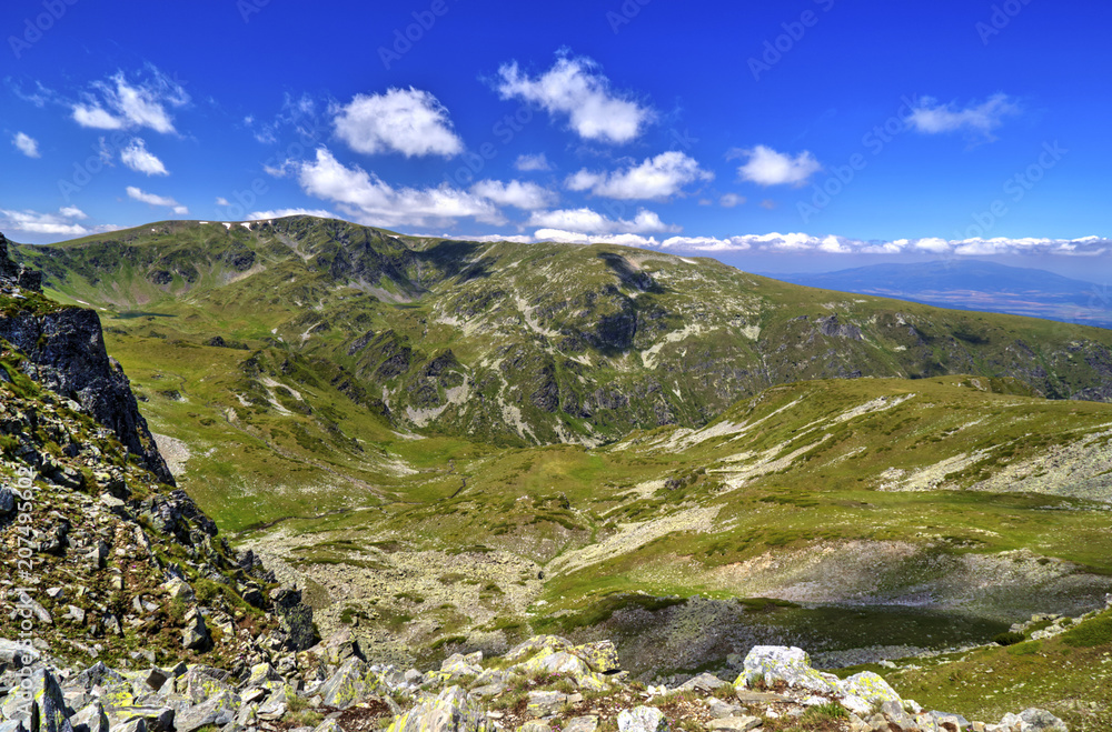 Beautiful landscape in the high mountain