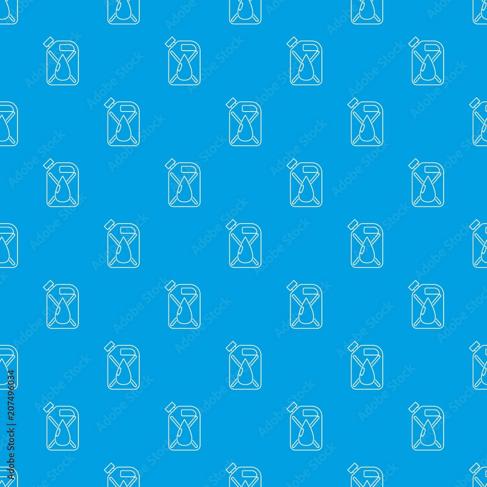 Jerrycan with drop pattern vector seamless blue repeat for any use Jerrycan with drop pattern vector seamless blue repeat for any use
