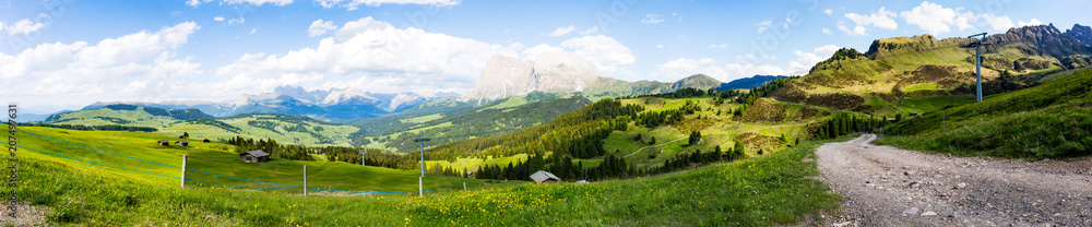 Fototapeta premium mountain panorama alps