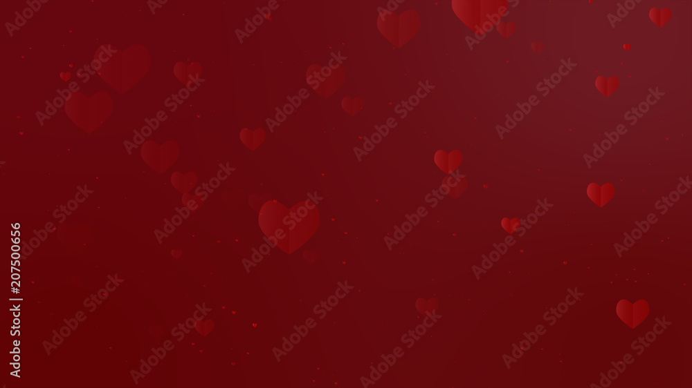 abstract christmas gradient red gradient background with bokeh glitter and red hearts shape flowing, happy holiday for woman, wedding, celebration with sweet and romantic moment abstract christmas gradient red gradient background with bokeh glitter and red hearts shape flowing, happy holiday for woman, wedding, celebration with sweet and romantic moment