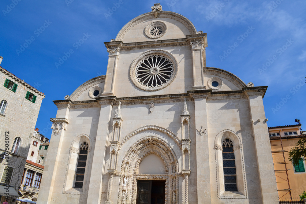 Sibenik cathedral of St James, Croatia