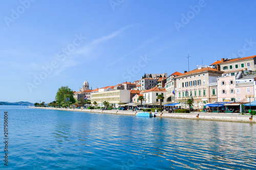 Sailing away from UNESCO town of Sibenik, Croatia © Ben