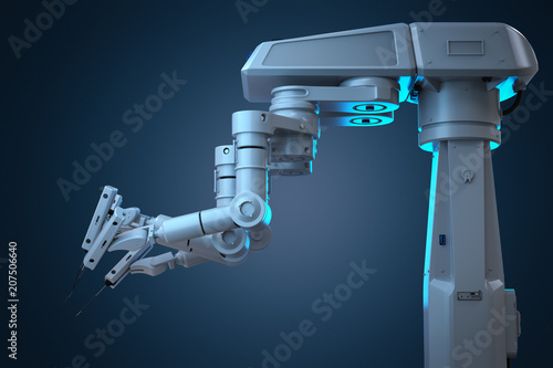 Cuadro en lienzo robot surgery machine