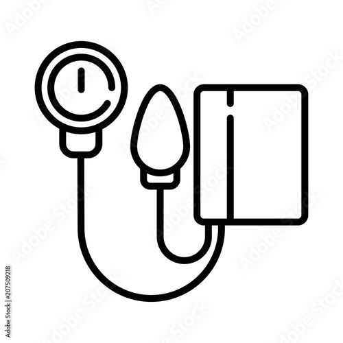 Tonometer Icon. Blood Pressure Checker Icon