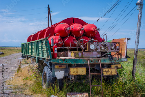 Truck with gas supply, Armenia photo