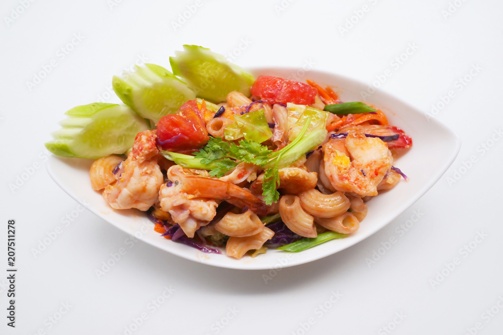 homemade Stir fried macaroni with prawn
homemade Stir fried macaroni with prawn
