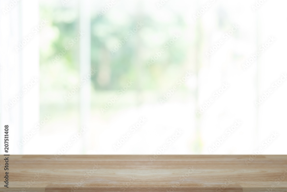 Empty wooden table and window room interior decoration background, product montage display,can be used for display or montage your products.Mock up for display of product. Empty wooden table and window room interior decoration background, product montage display,can be used for display or montage your products.Mock up for display of product.