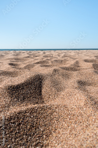 Coarse sand on Baltic sea beach. © Janis Smits