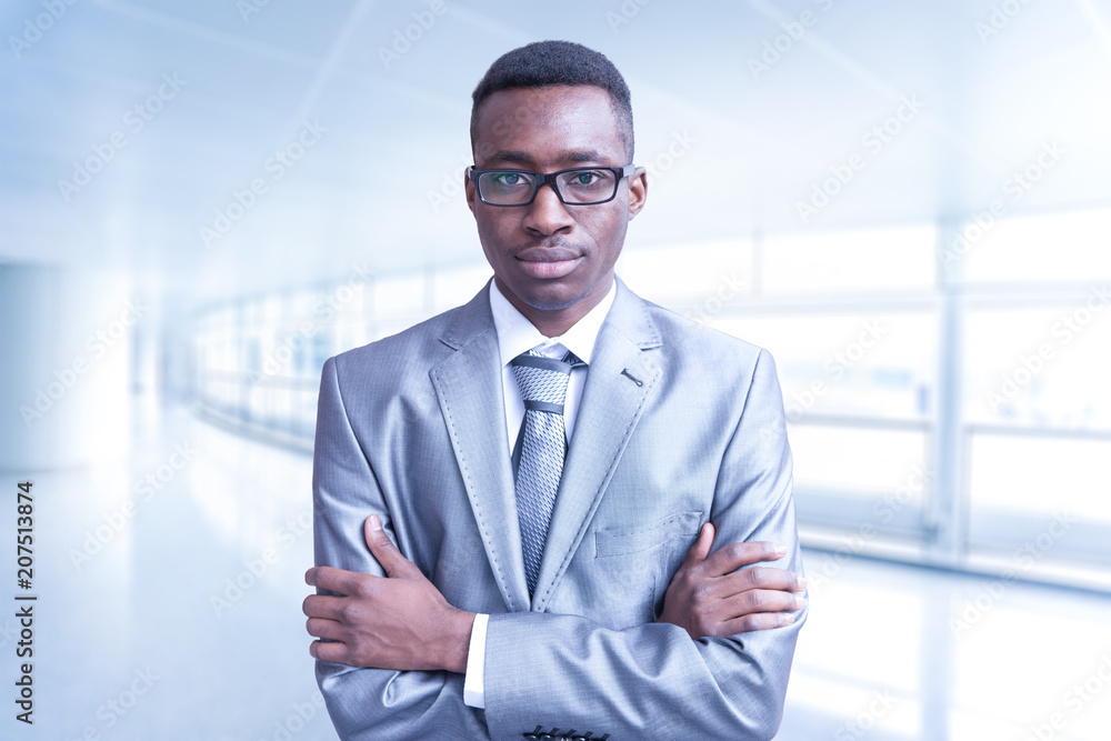 Young businessman in his office Young businessman in his office