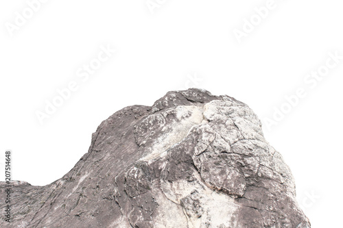 rock cliff isolate on white background