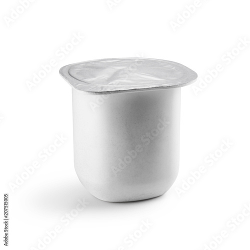 plastic Cup on white background