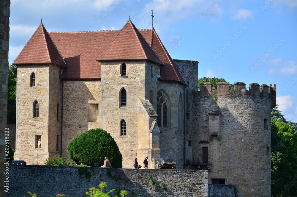 CHÂTEAU DE COUCHES (12 éme,15 éme Siècle) BOURGOGNE FRANCE Stock Photo |  Adobe Stock