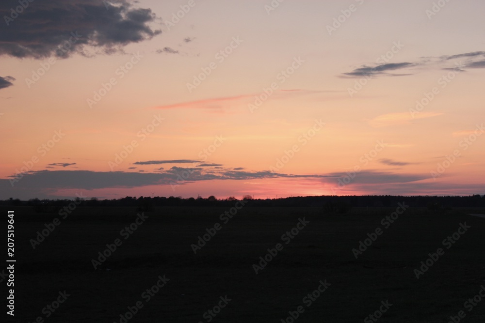 Fototapeta premium Sonnenuntergang