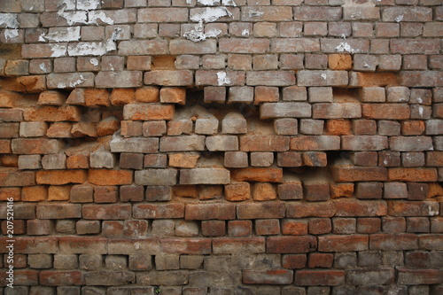 Old Brick Wall in Nepal