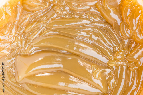 close-up of grease for machinery lubrication photo