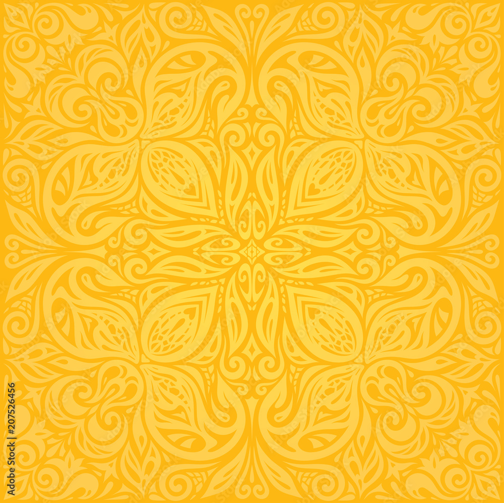 yellow pattern background